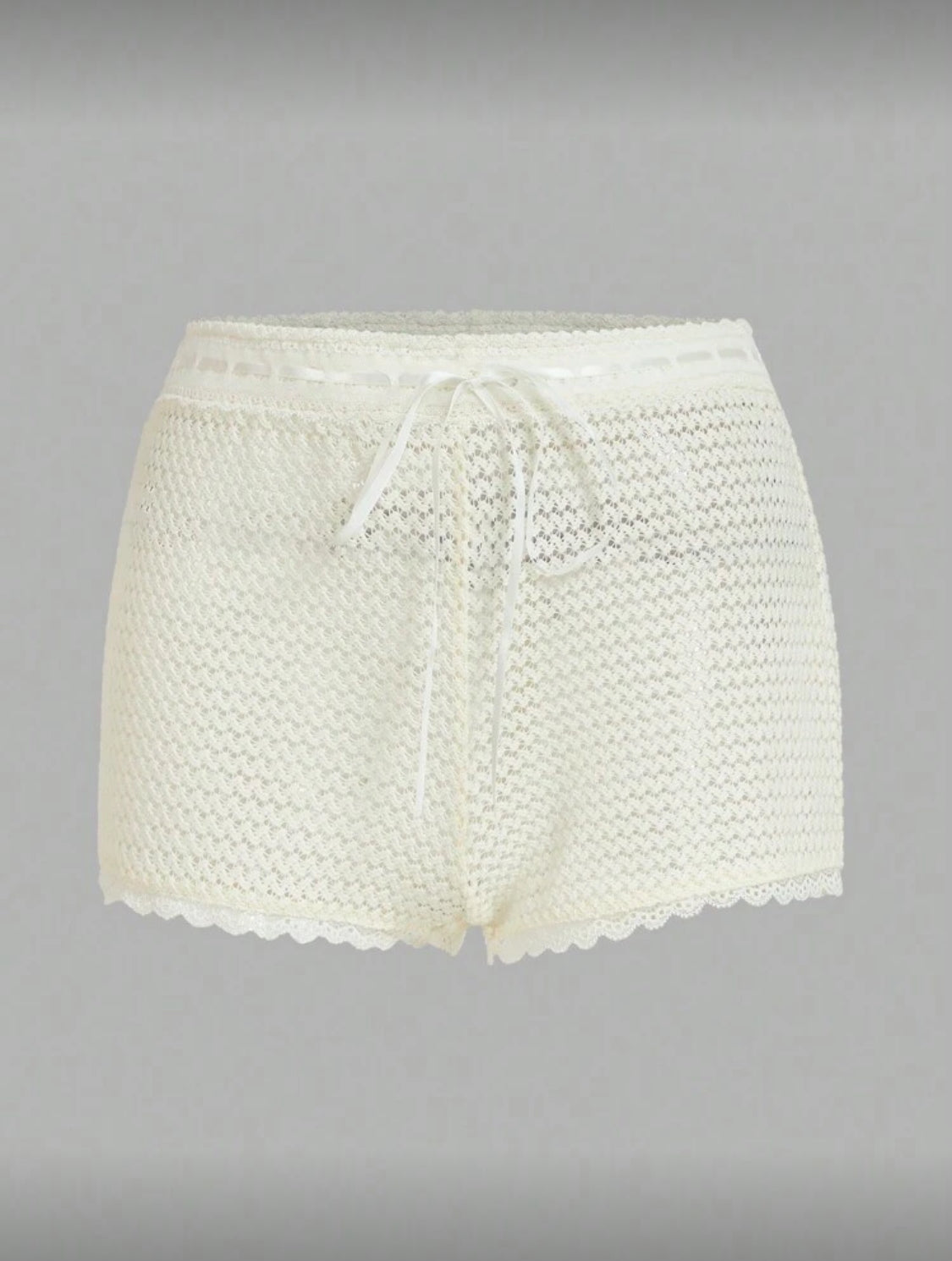 Forever 21 Shorts frescos de textura transparente para vacaciones