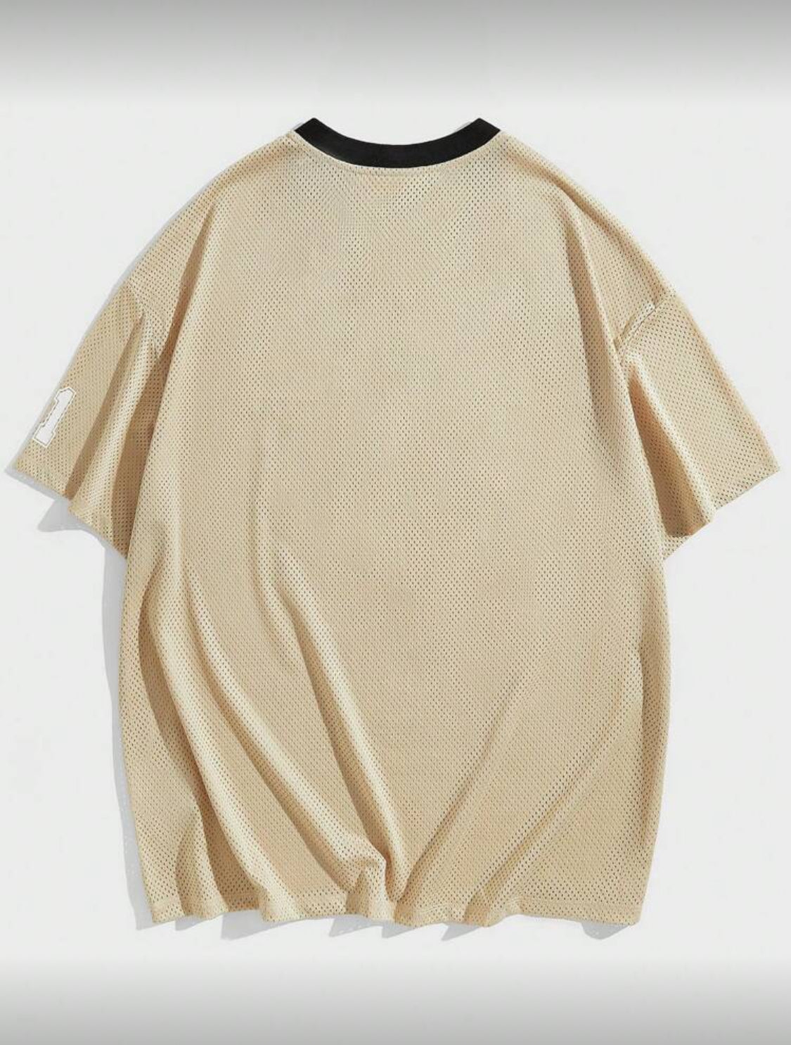 Manfinity VCAY Camiseta de verano para hombre con letra sobresizada e impresión de dibujos animados