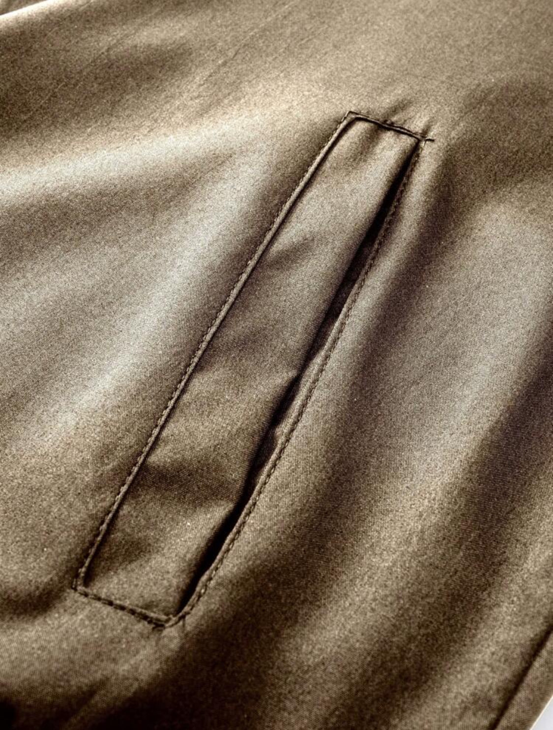 Manfinity Homme Chaqueta casual de manga larga con cremallera frontal y unicolor para hombres