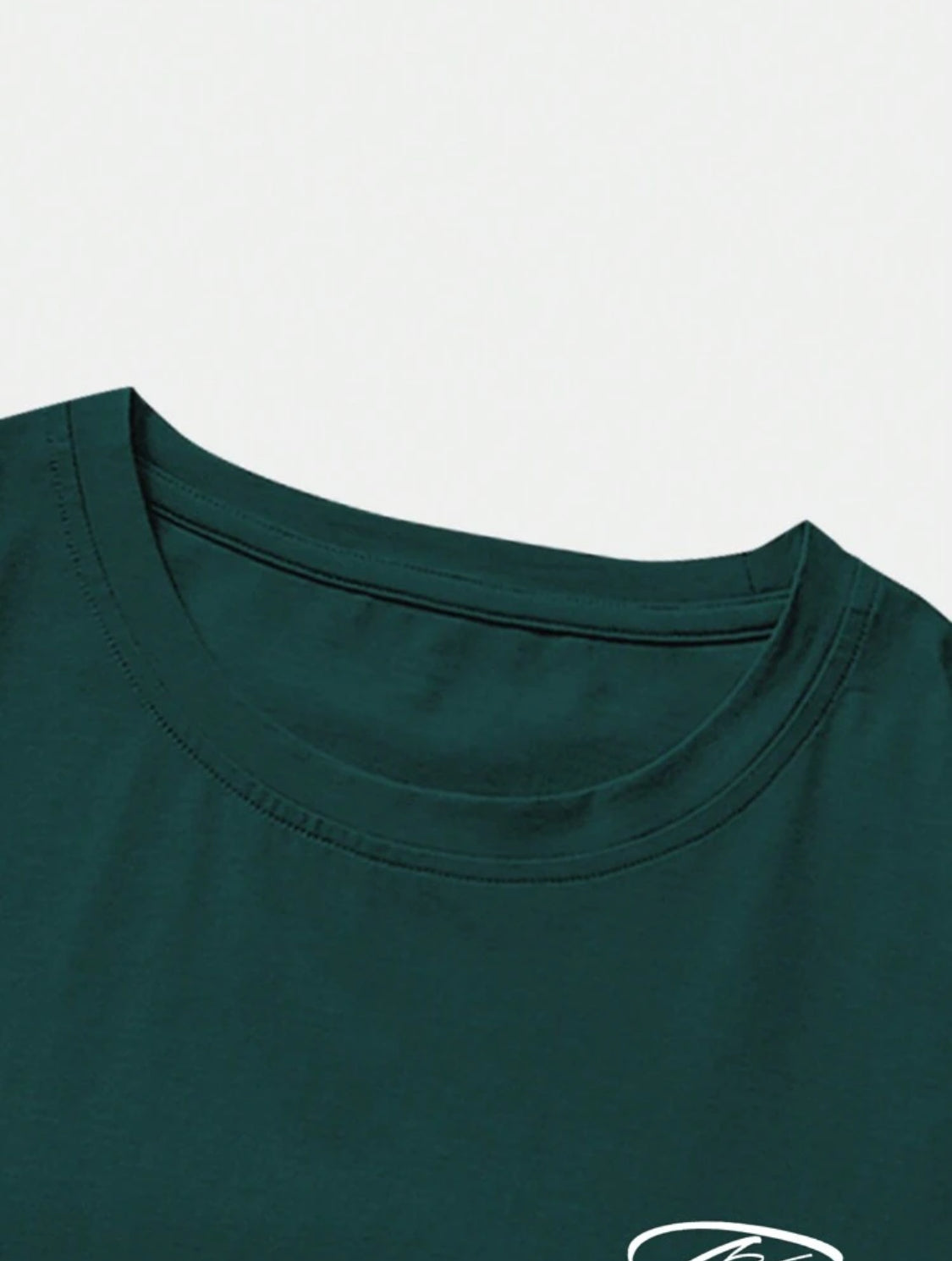 Remera Oversize Manfinity Homme Camiseta de manga corta casual de cuello redondo con estampa gráfica para hombre