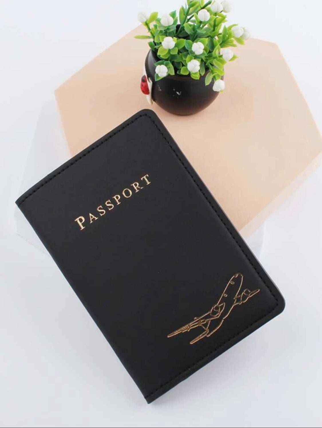 Estuche Para Pasaporte Con Estampado De Letras Porta Pasaporte Cartera Para Pasaporte Útiles Escolares Cosas Escolares Para La Escuela Para Estudiantes Funda Para Pasaporte Para Viajes En Avión Accesorios De Viaje Para El Regreso A La Escuela