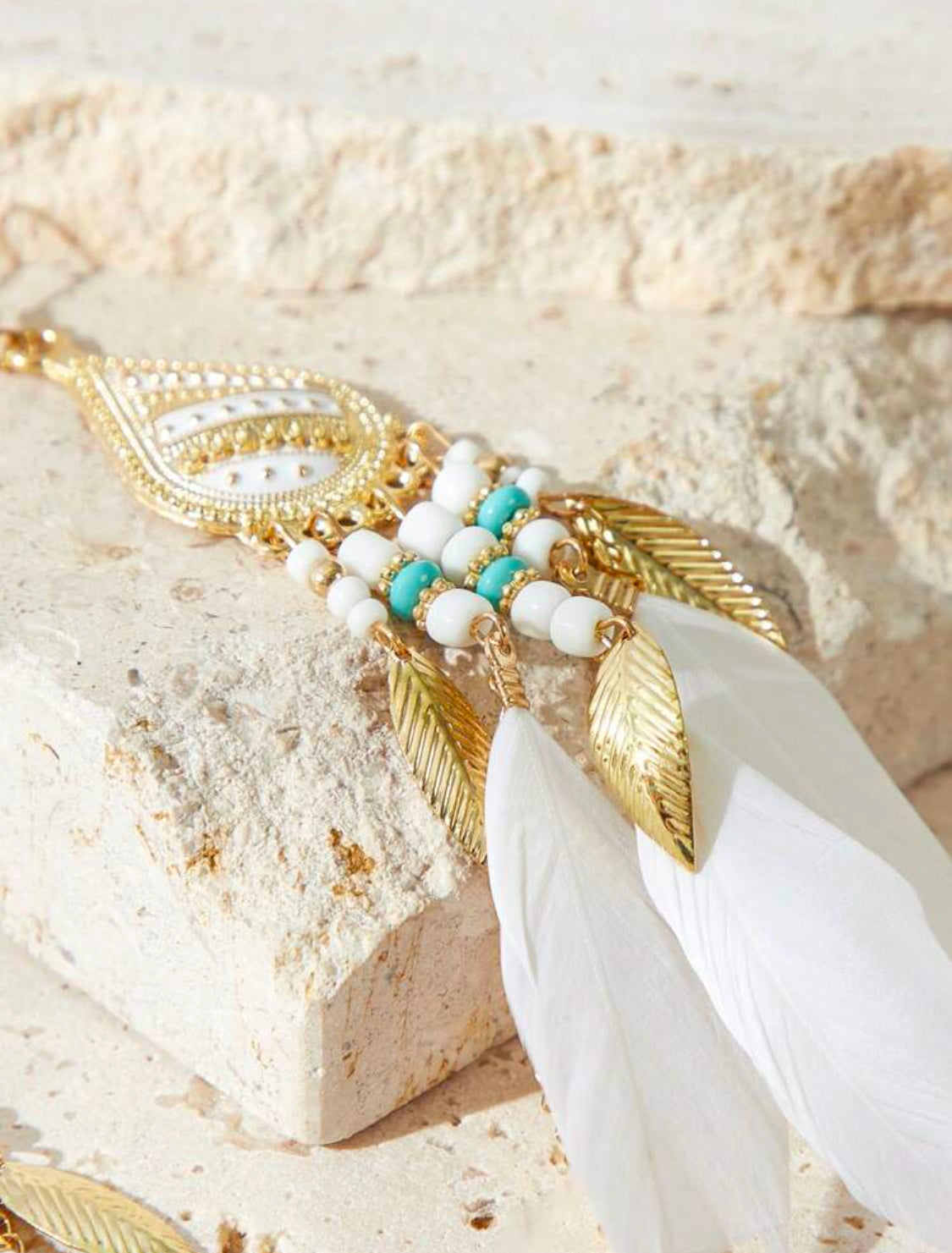 SHEIN VCAY 1 par Pendientes estilo bohemio largo
