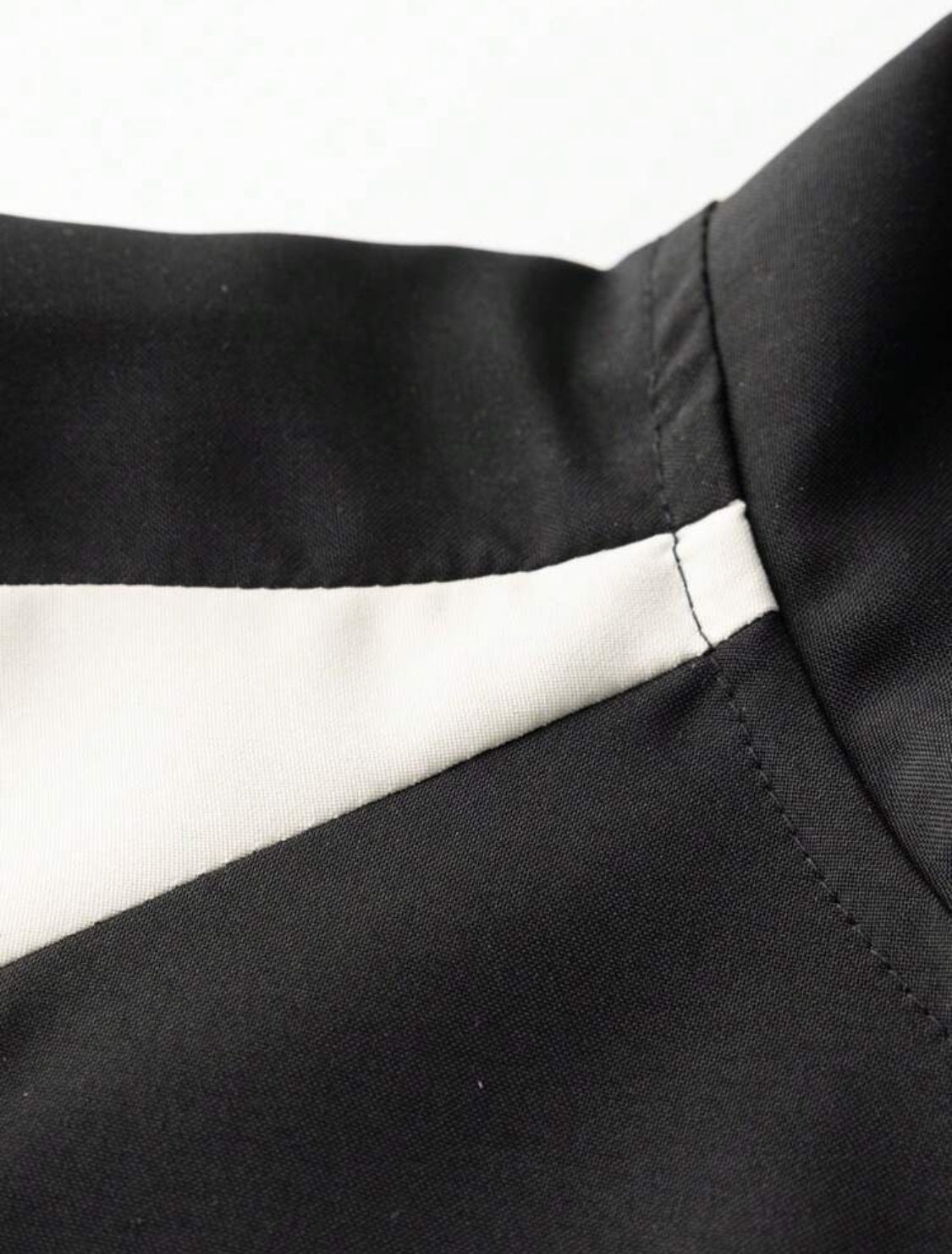 Manfinity EMRG Chaqueta de hombre con cuello alto, manga raglán y cremallera frontal, de corte holgado. Chaqueta ligera de béisbol de bloque de color de manga larga para salir con amigos, regalo para amigos, esposo o novio