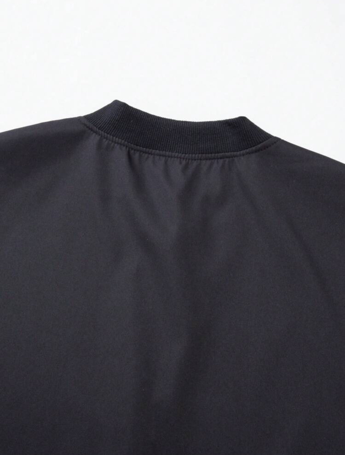 Manfinity Homme Chaqueta bomber básica de cremallera para hombre, lisa, de manga larga, para salir, casual, regalo para novio
