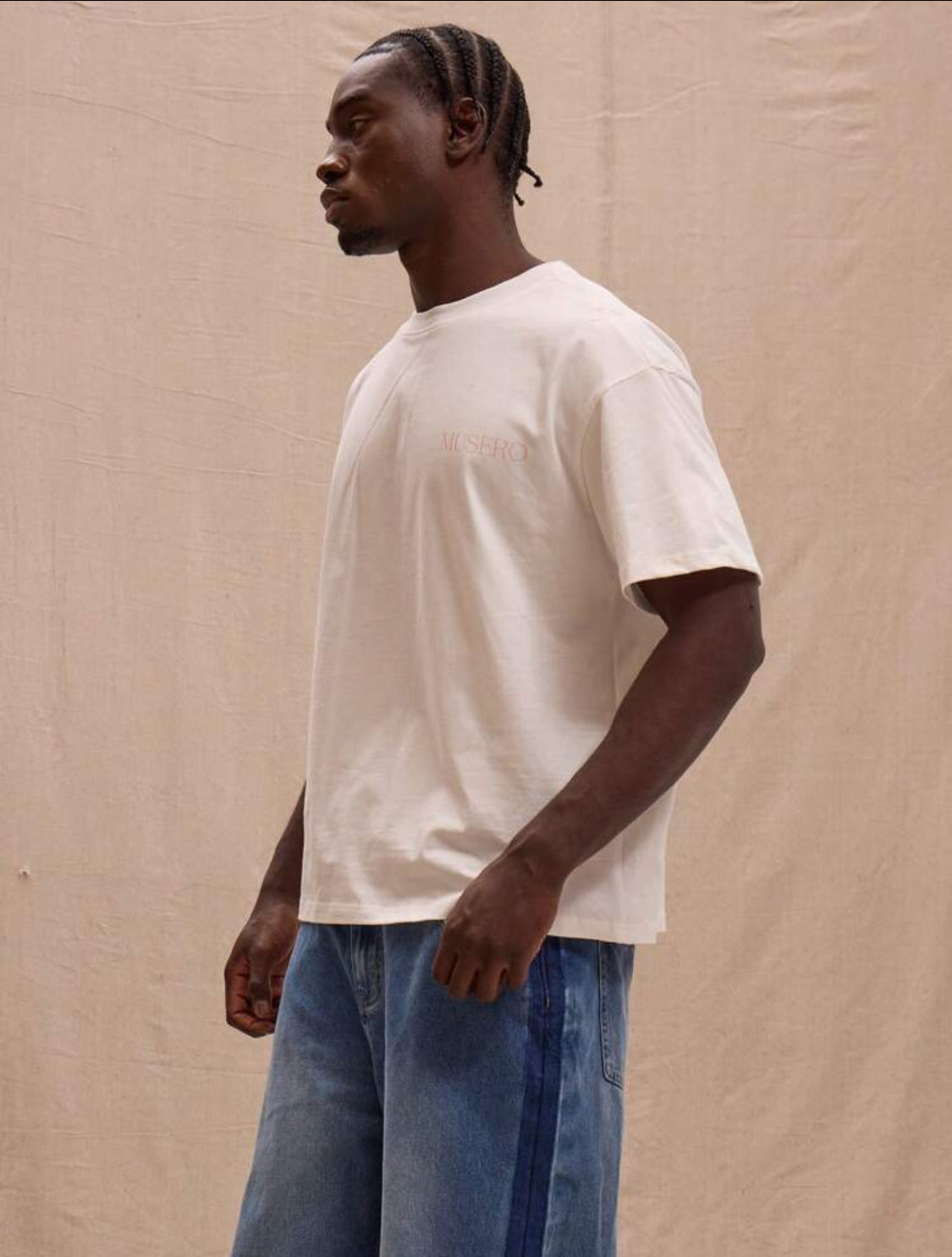 Musero Camiseta con eslogan, primavera, verano, estilo urbano