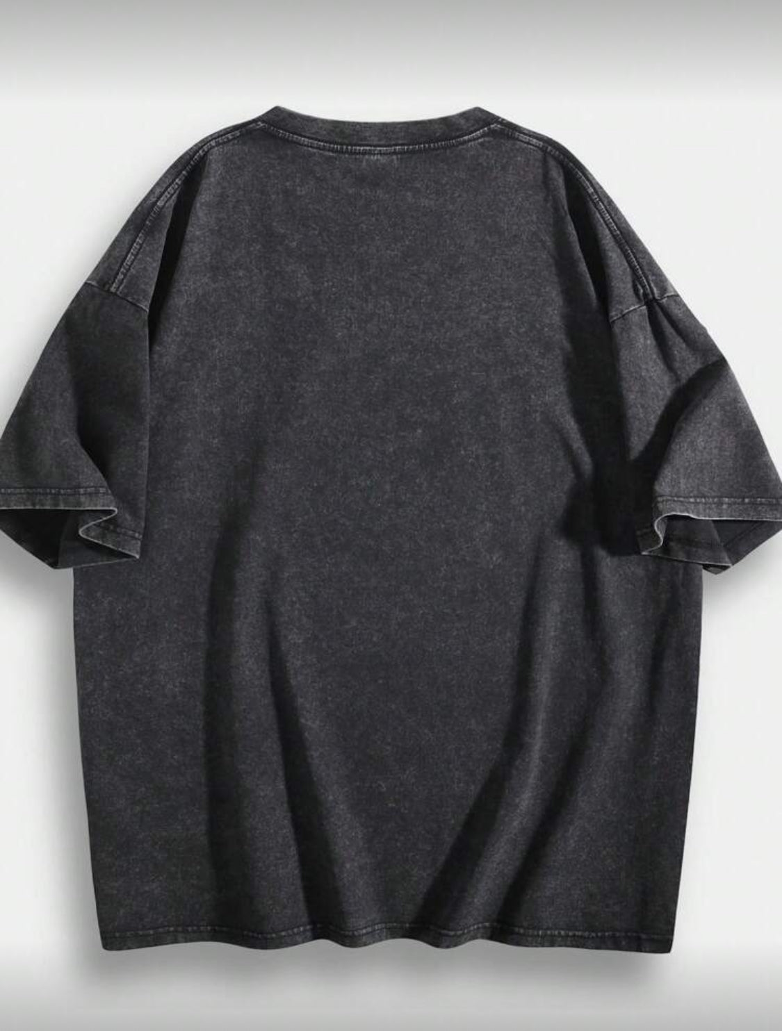 Camiseta de algodón informal de 230 g, gruesa, lavada, retro, personalizada, con estampado de gran tamaño, estilo hip-hop callejero, punk, harajuku, para hombre y mujer