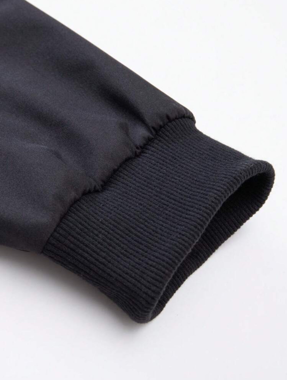 Manfinity Homme Chaqueta bomber básica de cremallera para hombre, lisa, de manga larga, para salir, casual, regalo para novio