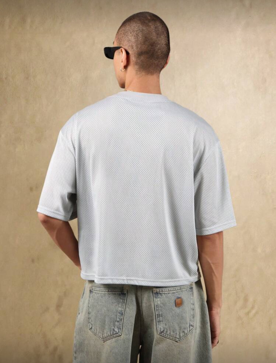 SUMWON Camiseta deportiva de malla oversize con estampado de juego de dados, jersey de baloncesto de uso urbano y casual para festivales de verano