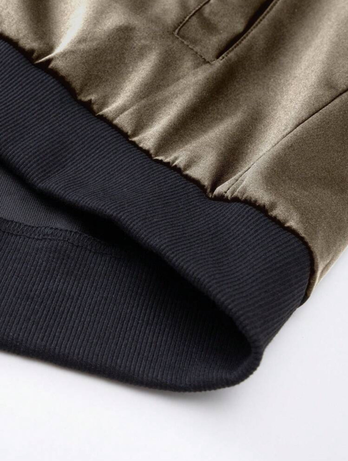 Manfinity Homme Chaqueta casual de manga larga con cremallera frontal y unicolor para hombres