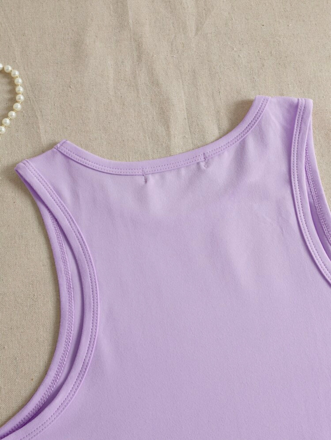 SHEIN EZwear Top tank corto con estampado de dibujos animados
