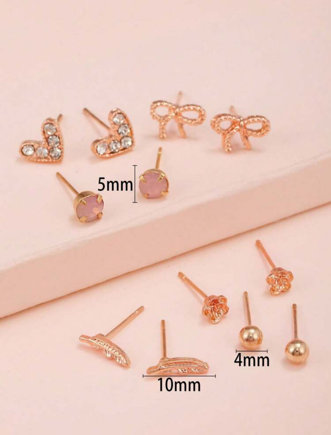 1 Par de pendientes de aro C con incrustaciones de perlas en nuevo estilo