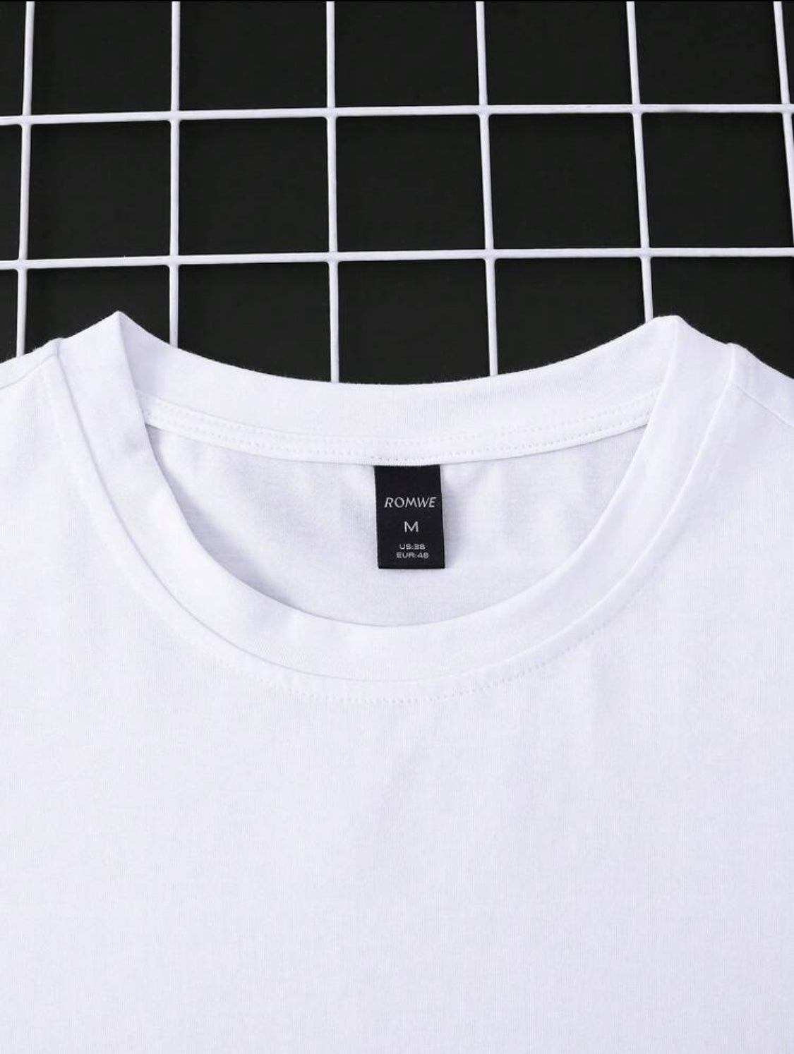 Remera Oversize Manfinity Homme Camiseta de manga corta casual de cuello redondo con estampa gráfica para hombre
