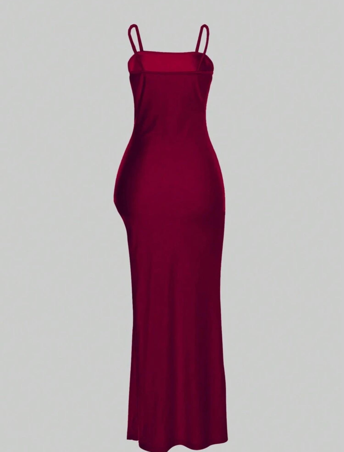 INAWLY Vestido camisero elegante de mujer con abertura lateral en el bajo y unicolor