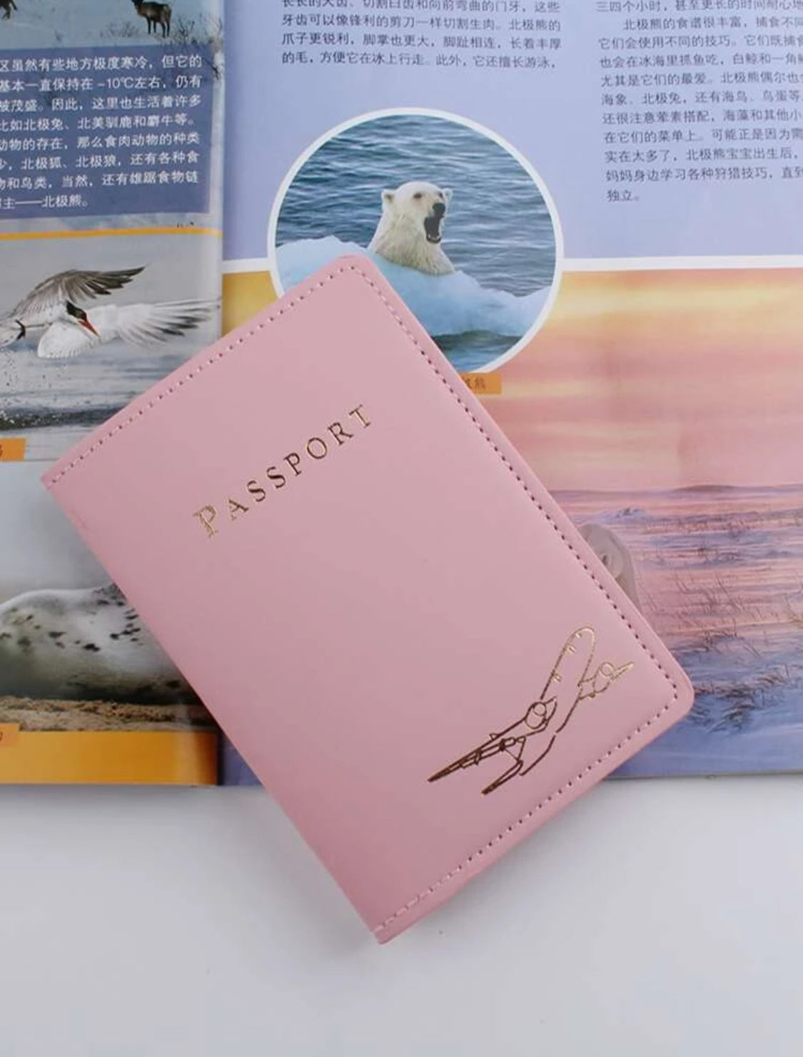 Estuche Para Pasaporte Con Estampado De Letras Porta Pasaporte Cartera Para Pasaporte Útiles Escolares Cosas Escolares Para La Escuela Para Estudiantes Funda Para Pasaporte Para Viajes En Avión Accesorios De Viaje Para El Regreso A La Escuela