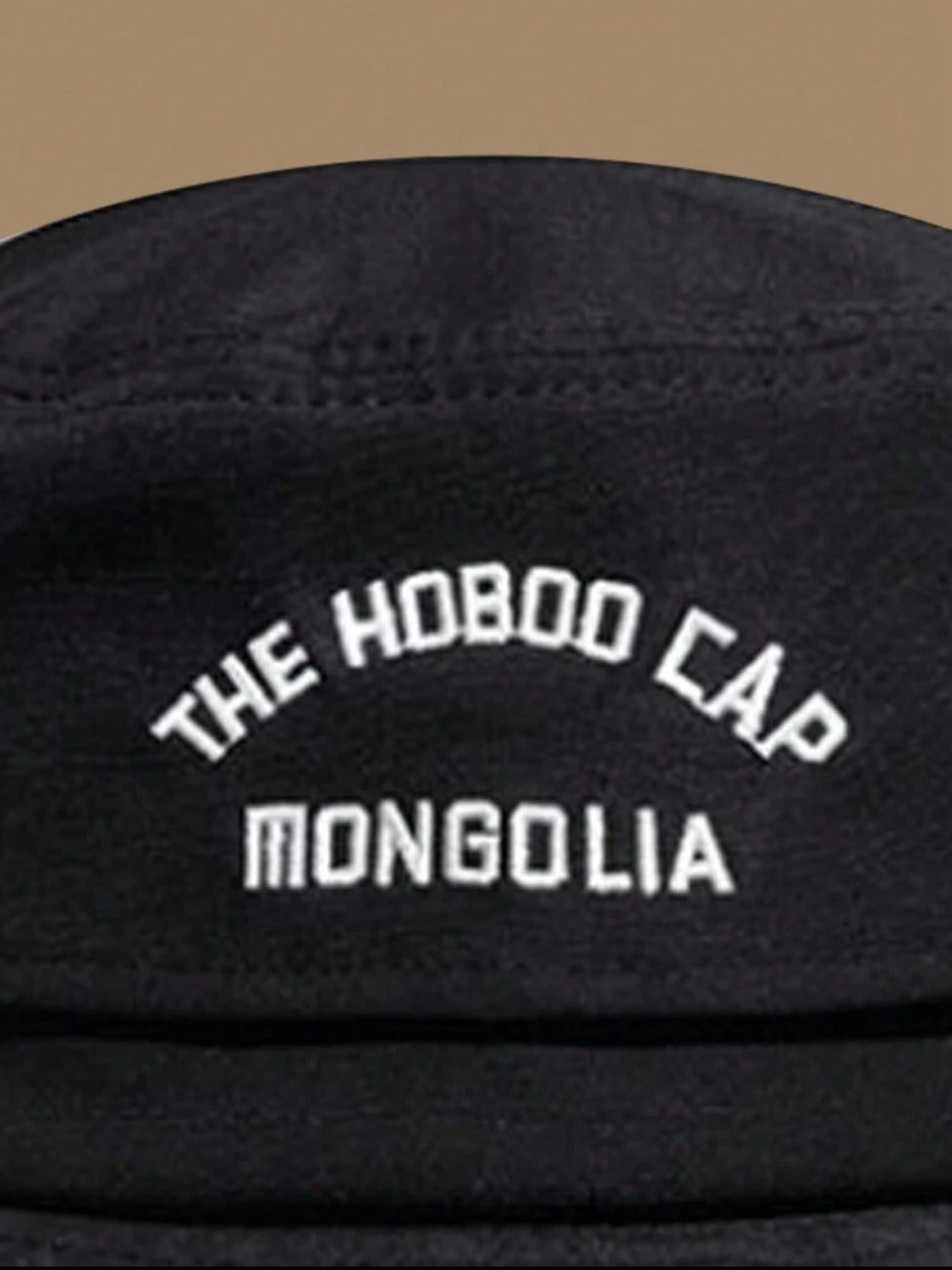 1 pieza Sombrero unisex de ala ancha bordado con letras, sombrero de pesca, sombrero de cubo para uso diario al aire libre, casual en todas las estaciones