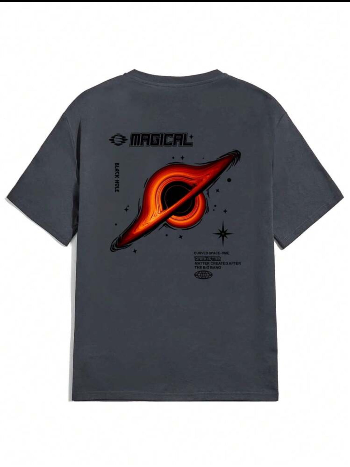 Remera Oversize Camiseta de manga corta de cuello redondo con estampado de eslogan casual para hombre, verano