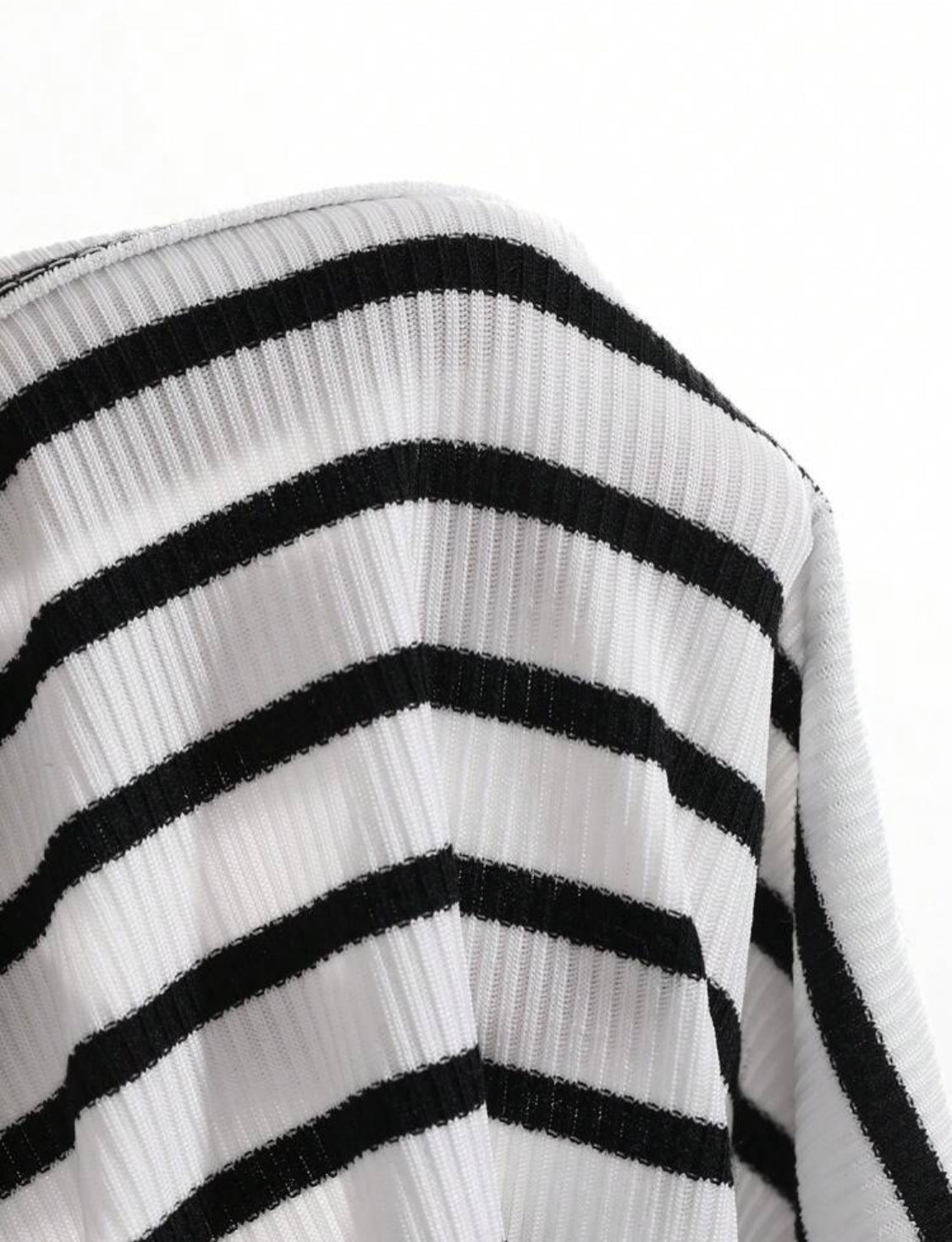 DAZY Camiseta de cuello de tripulación de manga corta a rayas, uso casual cotidiano