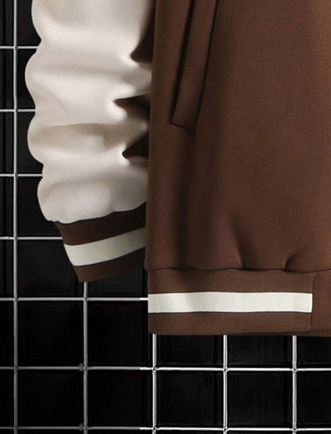 Manfinity Hypemode Chaqueta casual para hombres de unicolor con parches y botones delanteros de manga larga