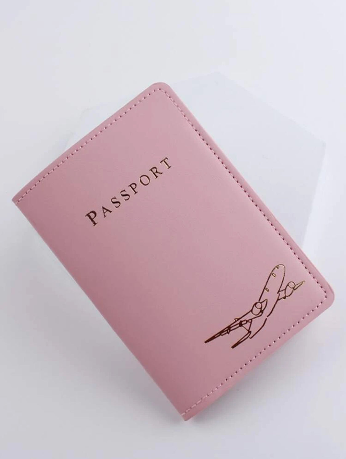 Estuche Para Pasaporte Con Estampado De Letras Porta Pasaporte Cartera Para Pasaporte Útiles Escolares Cosas Escolares Para La Escuela Para Estudiantes Funda Para Pasaporte Para Viajes En Avión Accesorios De Viaje Para El Regreso A La Escuela