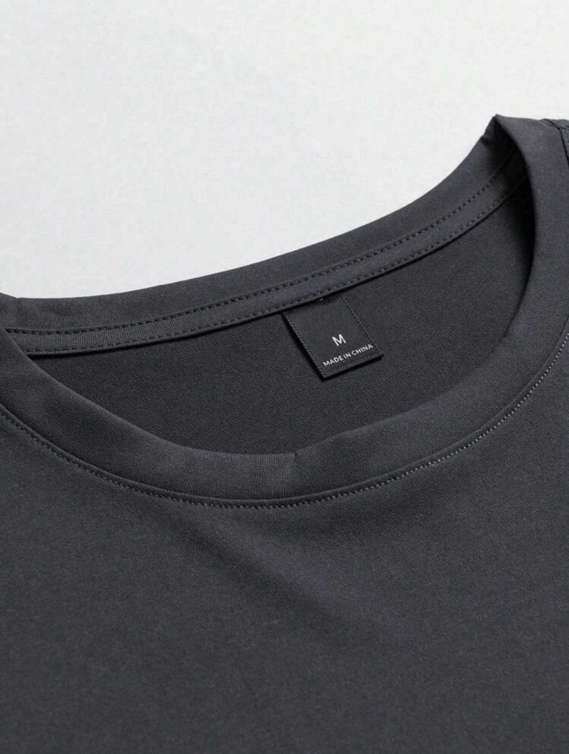 Remera Oversize Camiseta de manga corta de cuello redondo con estampado de eslogan casual para hombre, verano