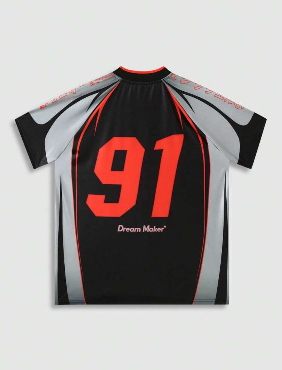 ROMWE MEN Street Life Camiseta de jersey deportivo Y2K para hombre, apta para llevar a diario en primavera y verano