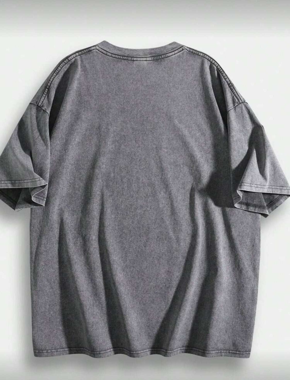 Camiseta de algodón informal de 230 g, gruesa, lavada, retro, personalizada, con estampado de gran tamaño, estilo hip-hop callejero, punk, harajuku, para hombre y mujer