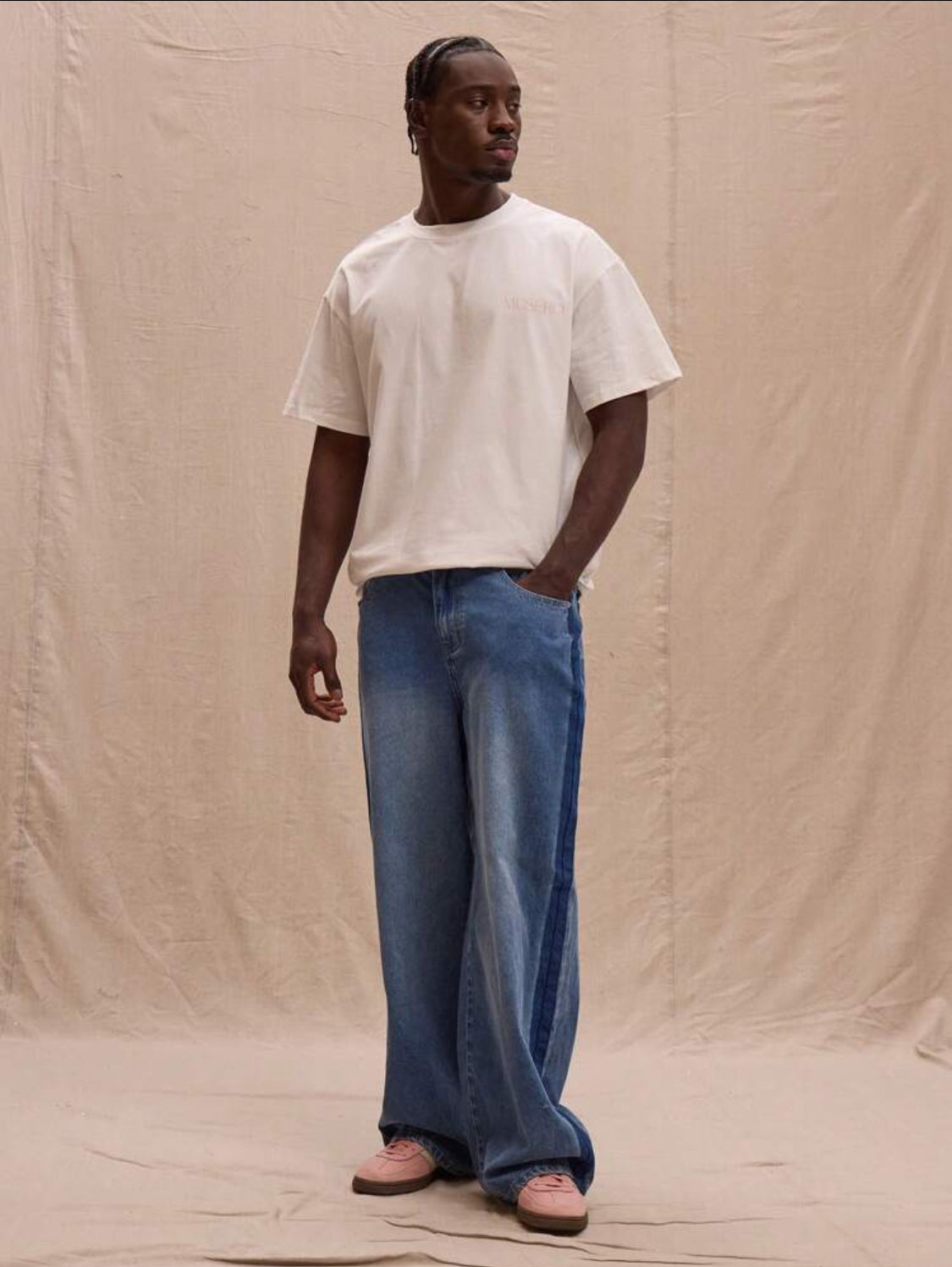 Musero Camiseta con eslogan, primavera, verano, estilo urbano