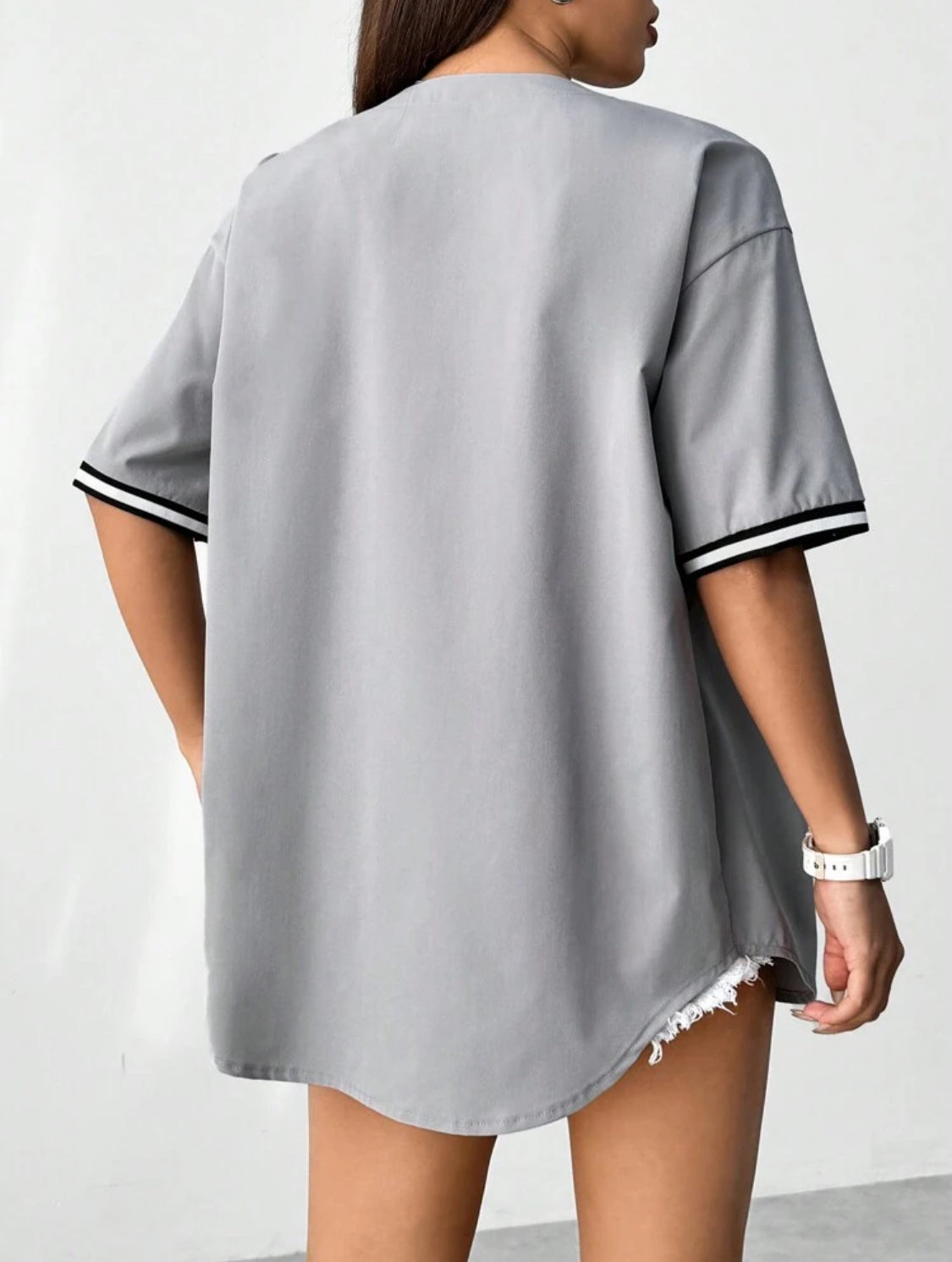 SHEIN HypeZone Camisa Deportiva Con Estampado De Letras