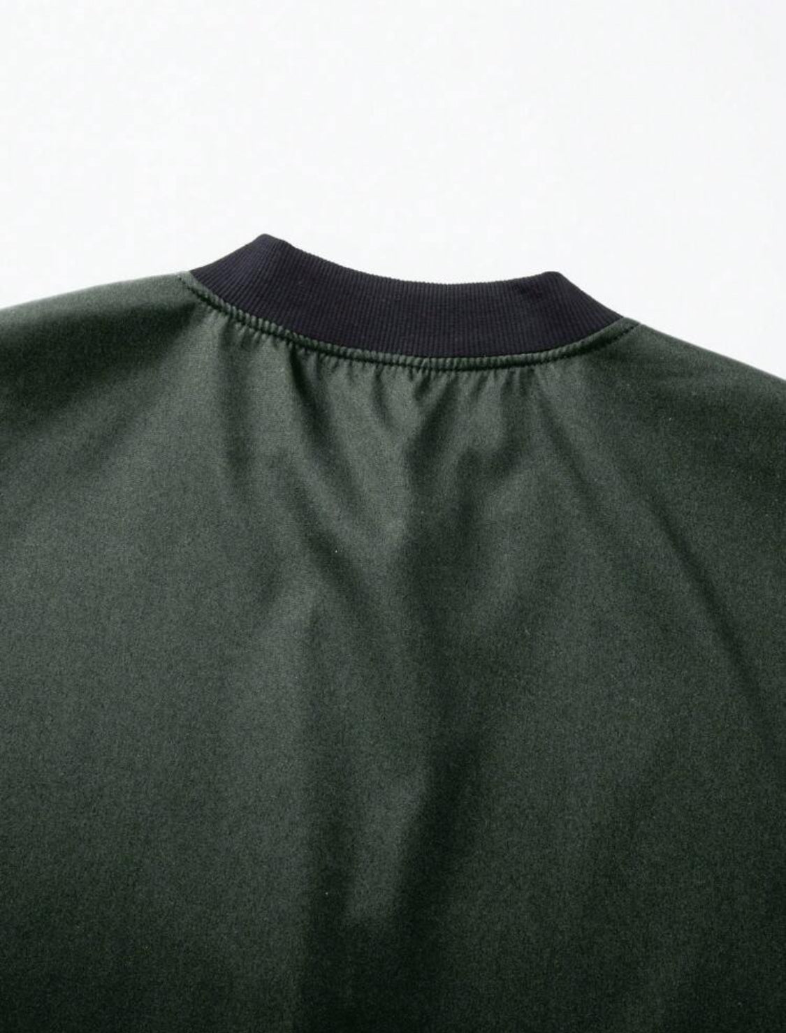 Manfinity Homme Chaqueta casual de manga larga con cremallera frontal y parches de unicolor para hombre