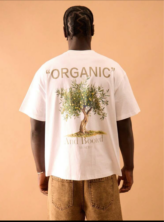 Musero Camiseta de verano estampada con gráfico oversize, estilo inteligente y casual para vacaciones y días festivos