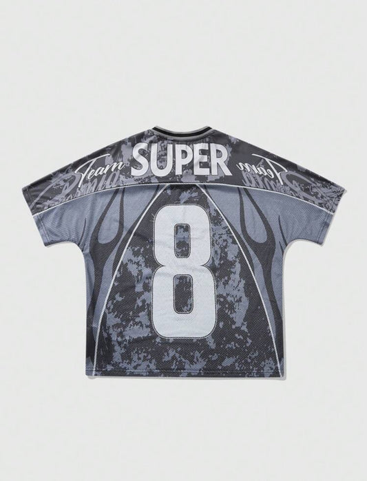ROMWE MEN Street Life Camiseta deportiva casual y de moda para hombres, adecuada para el verano