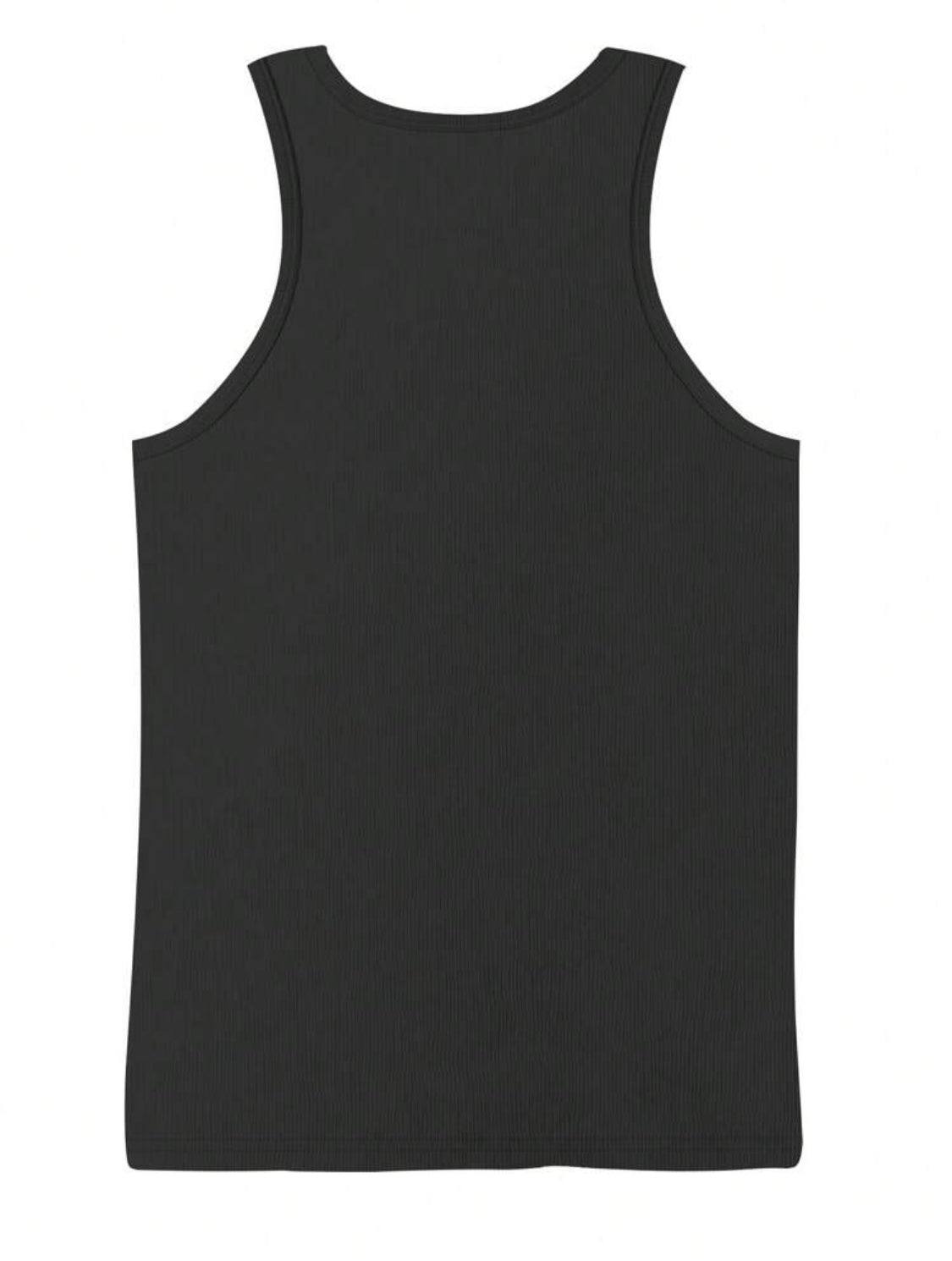 Manfinity Dauomo Camiseta de tirantes casual y simple de unicolor para hombre