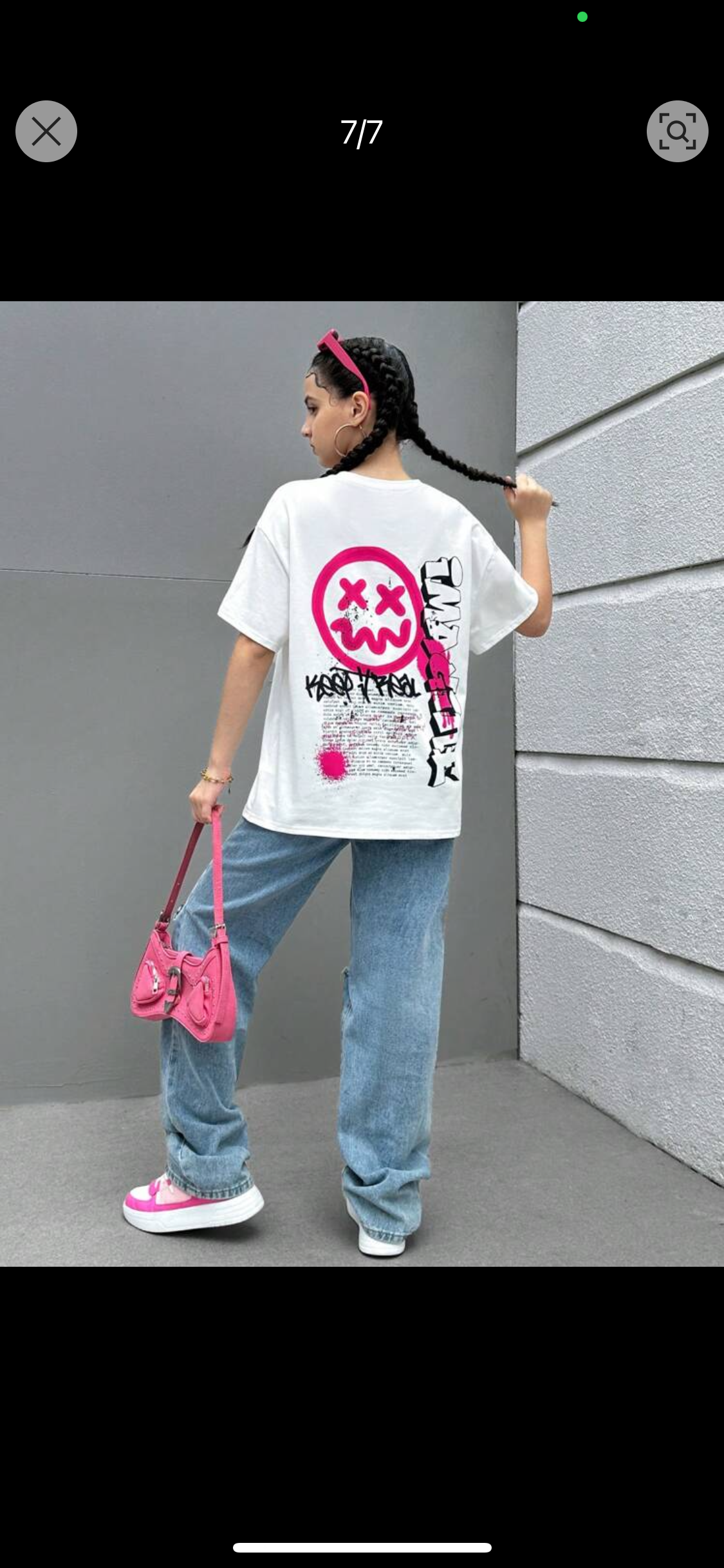 Remera Oversize SHEIN NovaGlow Camiseta de manga corta informal con estampado simple para adolescentes chicas, adecuada para el verano