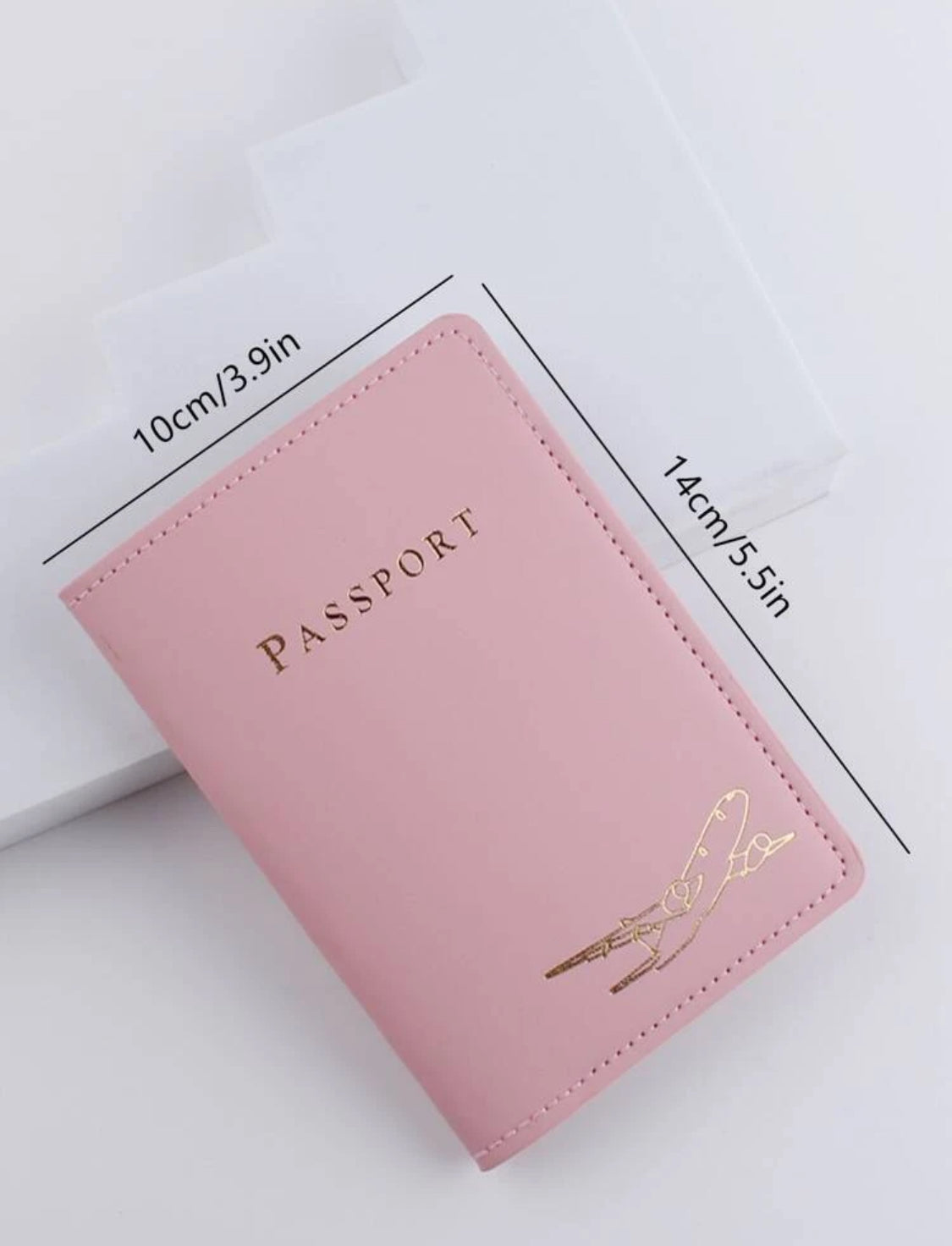 Estuche Para Pasaporte Con Estampado De Letras Porta Pasaporte Cartera Para Pasaporte Útiles Escolares Cosas Escolares Para La Escuela Para Estudiantes Funda Para Pasaporte Para Viajes En Avión Accesorios De Viaje Para El Regreso A La Escuela
